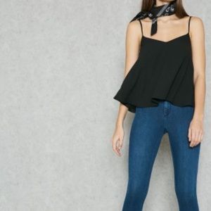 Topshop Black Swing Cami